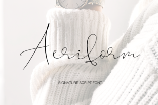Aeriform: A Calligraphy Script That Elevates Small Business Branding