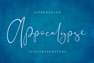 Appocalypse Font: Signature Elegance for Editorial Design
