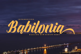 Babilonia: A Vintage Script Font for Digital Branding and Web Design