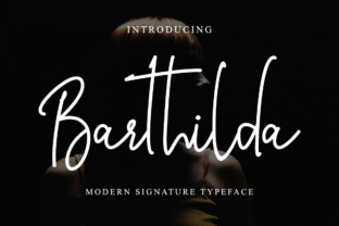 Barthilda Review: A Signature Script Font for Modern Branding