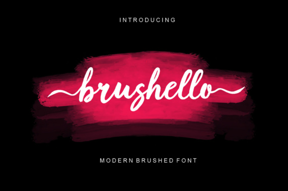Brushello: The Warm, Textured Font Your Handmade Brand Needs
