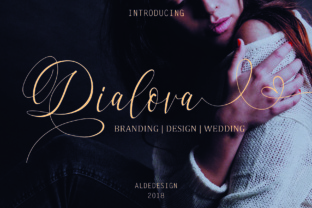 Dialova: A Script Font for Elegant Editorial Design