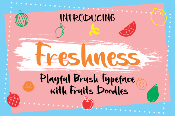 Freshness Font: Bold Playful Typeface for Engaging Content