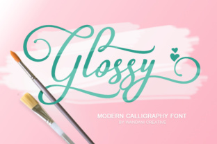 Glossy: A Script Font That Adds Elegance to Web Design