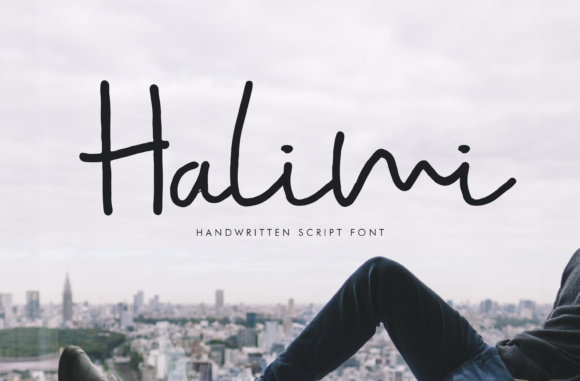 Halimi: A Handwritten Script Font for Brand Designers