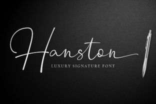 Hanston: A Modern Calligraphy Typeface for Editorial Design