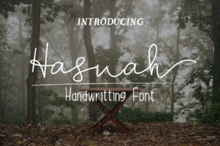 Hasnah Script Font for Handmade Products and Craft Designs