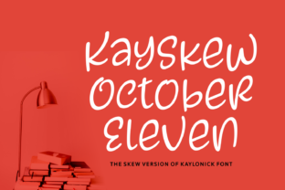 Kayskew October Eleven: A Fun Modern Font For Branding Projects