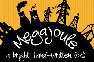 Megajoule: A Whimsical Font for Small Business Branding