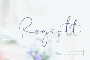 Rogertt: A Modern Calligraphy Font for Thoughtful Branding