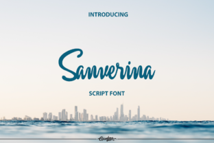 Sanverina: A Modern Script Typeface for Your Brand Identity