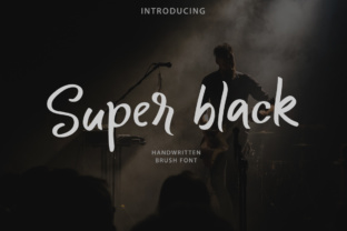 Super Black Web Review: A Handwritten Font for Digital Design