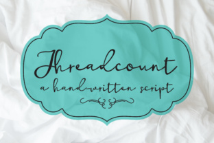Threadcount: Handcrafted Script Font for Digital Brands
