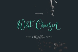 West Cousin: A Modern Calligraphy Typeface for Makers