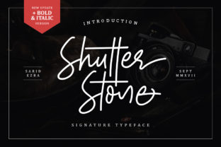 Why Shutter Stone Became My Go-To Script Font for Editorial Design