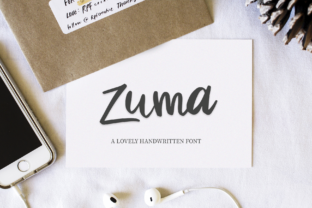 Zuma Font Brings Handwritten Warmth to Every Product You Make